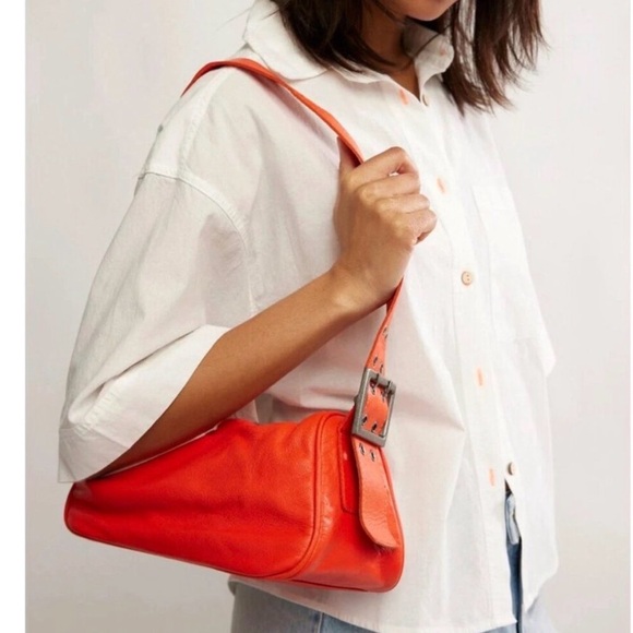 SOLD! DO NOT BUY.  FREE PEOPLE Leather Arm Candy Bag - Picture 2 of 2